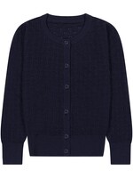 Mia Puff Sleeve Cardigan Navy