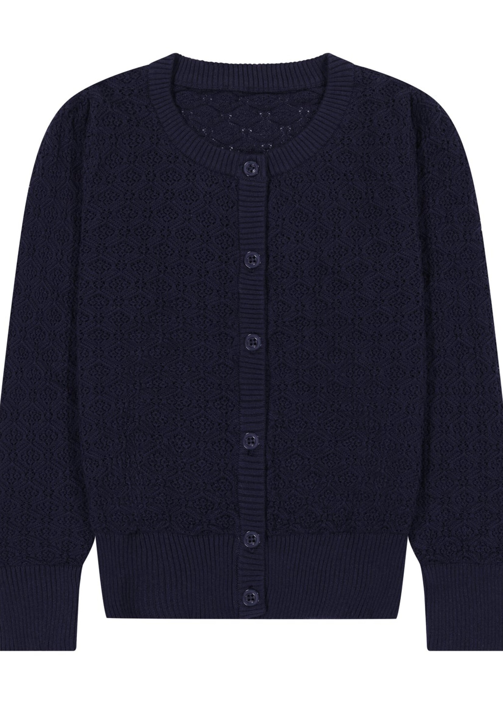 Mia Puff Sleeve Cardigan Navy