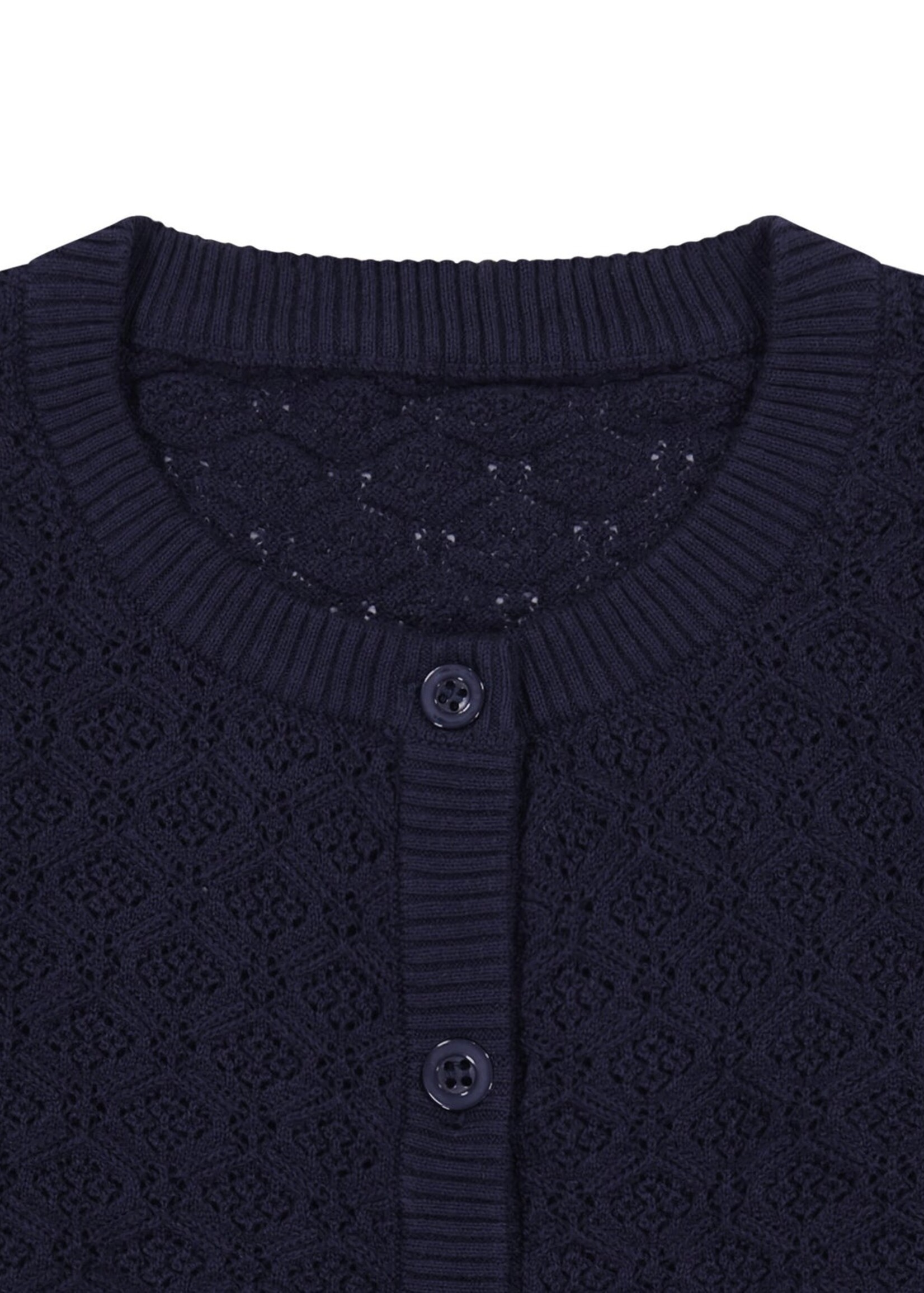 Mia Puff Sleeve Cardigan Navy