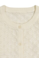 Busy Bee Mia Puff Sleeve Cardigan Cream