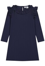 Busy Bee Luna Ruffle Dress Navy