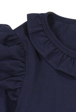 Busy Bee Luna Ruffle Dress Navy