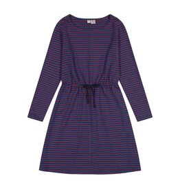 Busy Bee SALE Miss b Lila Dress Navy Red Ministripe