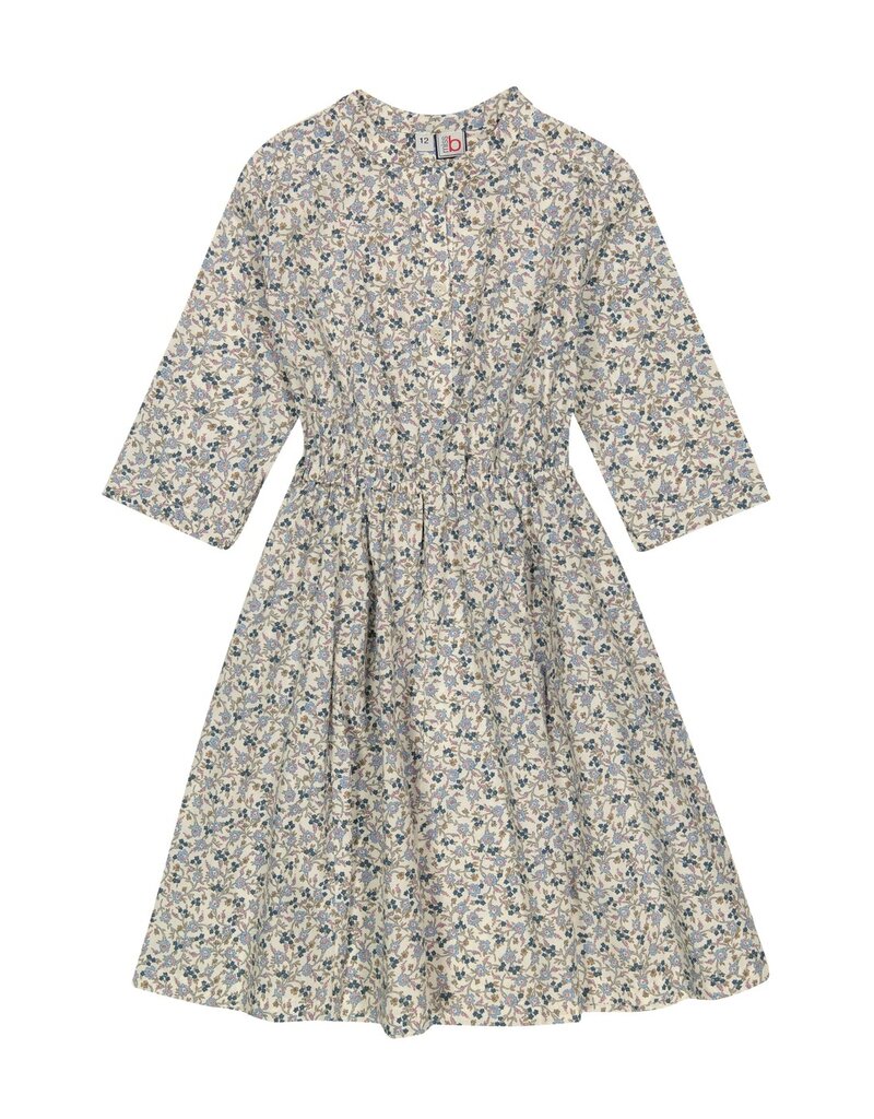 Busy Bee Gabriela Circle Skirt Dress Cream Floral