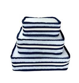 Mint Stacking Set Seersucker Navy