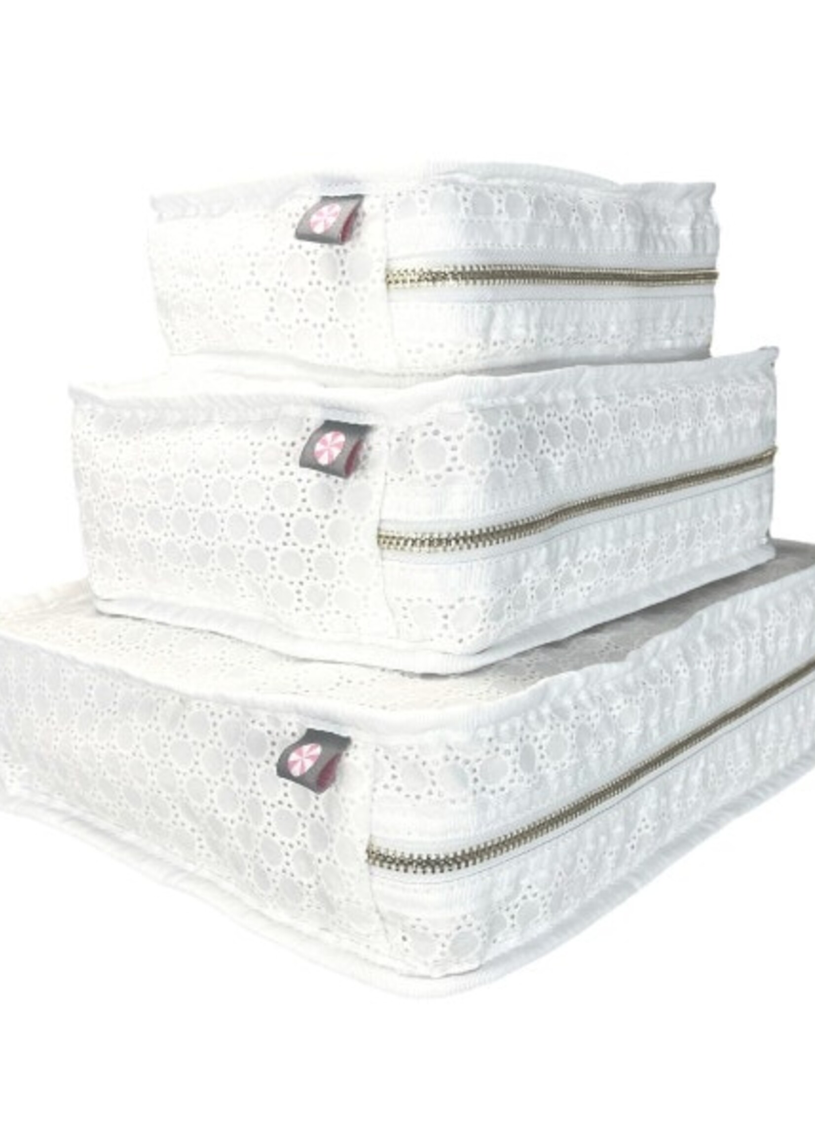 Mint Eyelet Love You Stacking Set