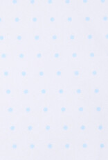 Magnolia Baby Mini Dots Lt Blue Smocked Footie