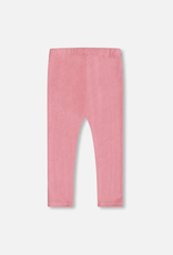 Deux par Deux Velvet Stretch Leggings Candy Pink