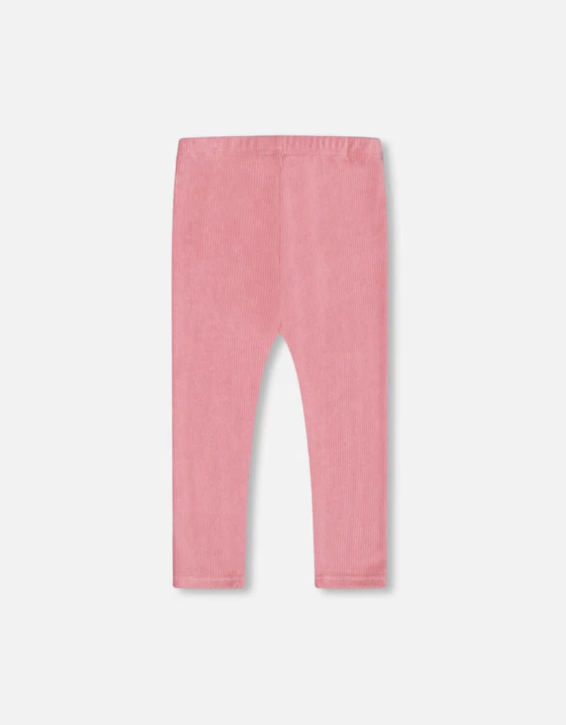 Deux par Deux Velvet Stretch Leggings Candy Pink