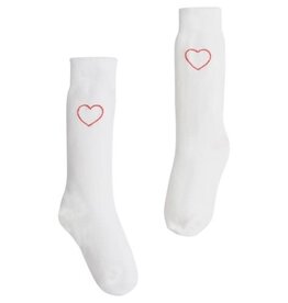 Little English SALE Knee High Red Hearts