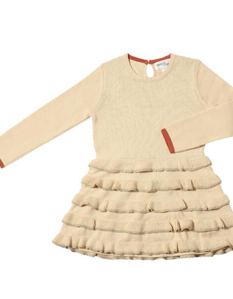 Vignette Arthie Dress Cream Knit