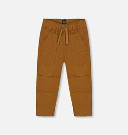 Deux par Deux SALE Stretch Twill Jogger Pants Caramel