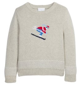 Little English SALE Intarsia Sweater Ski Gray