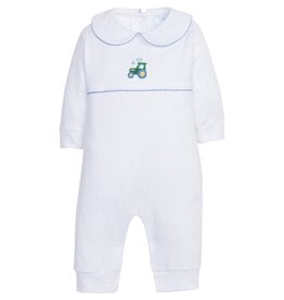 Little English SALE Crochet Playsuit Tractor