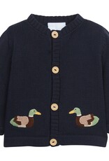 Little English Crochet Sweater Mallard