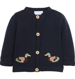 Little English Crochet Sweater Mallard