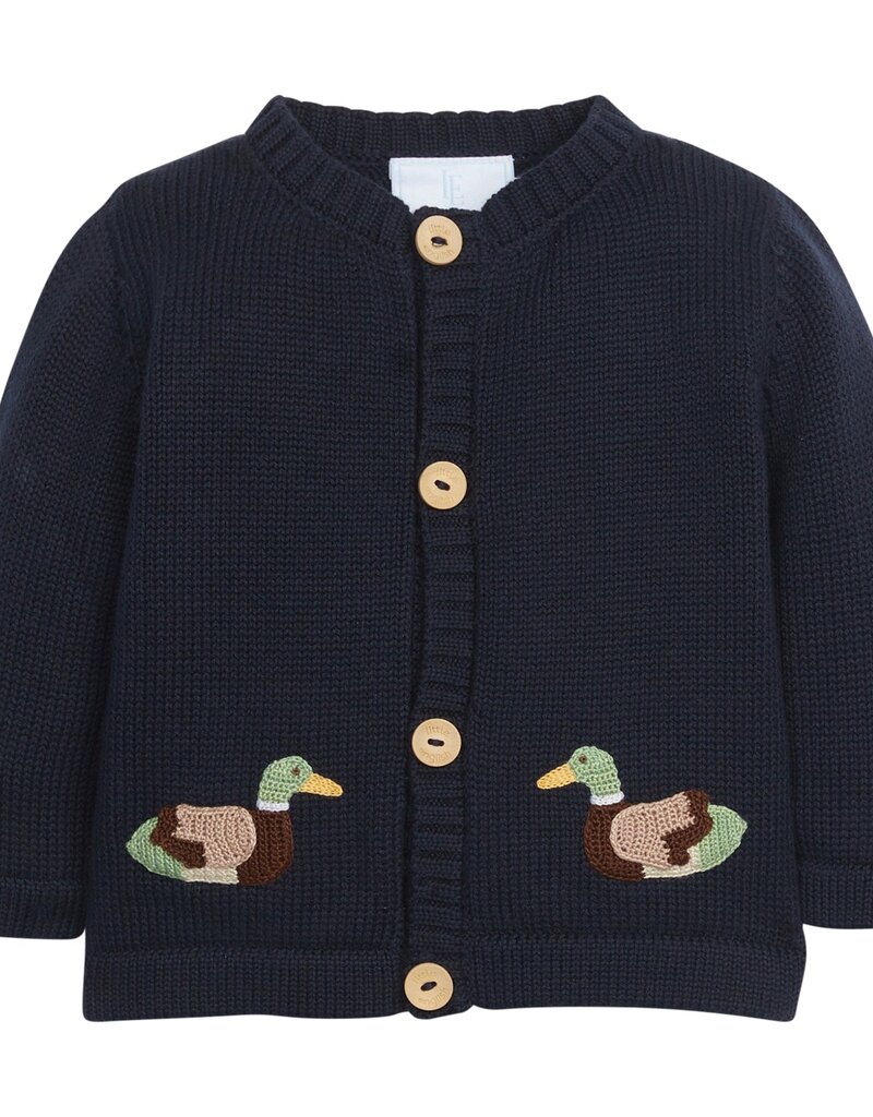 Little English Crochet Sweater Mallard