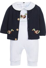 Little English Crochet Sweater Mallard