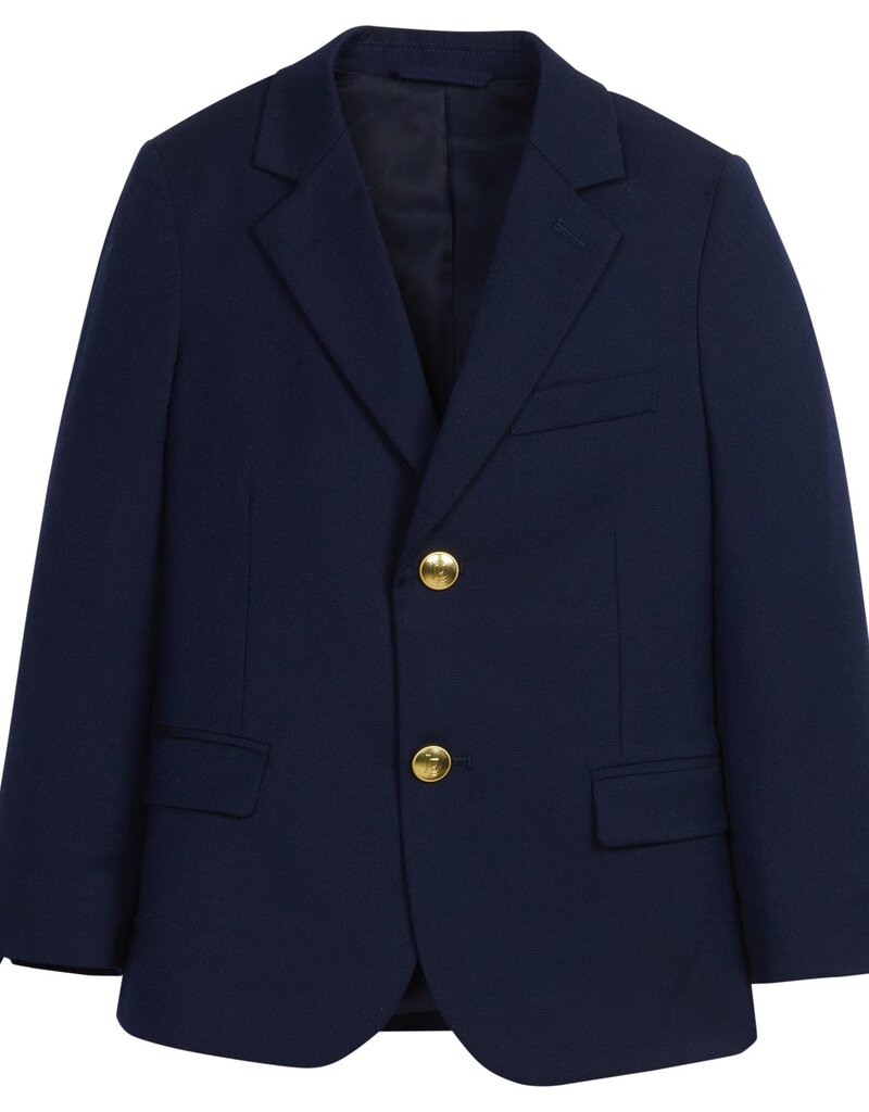 Little English Classic Wool Blazer Navy
