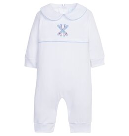 Little English SALE Crochet Playsuit Ski