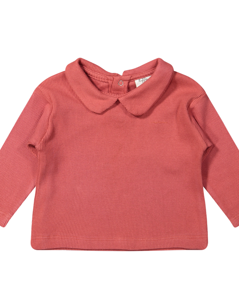 Riffle Amsterdam Derby Rib Pink L/S Tee