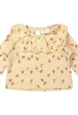 Riffle Amsterdam Cream Tee Small Flower Print