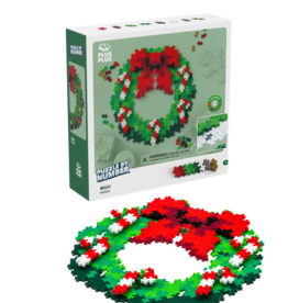Plus-Plus Plus Puzzle by Number Wreath