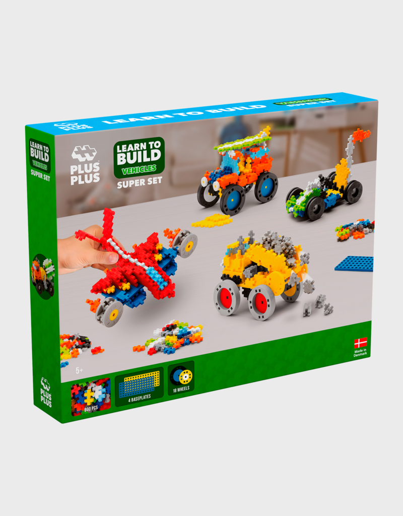Plus-Plus Learn to Build Vehicles Super Set