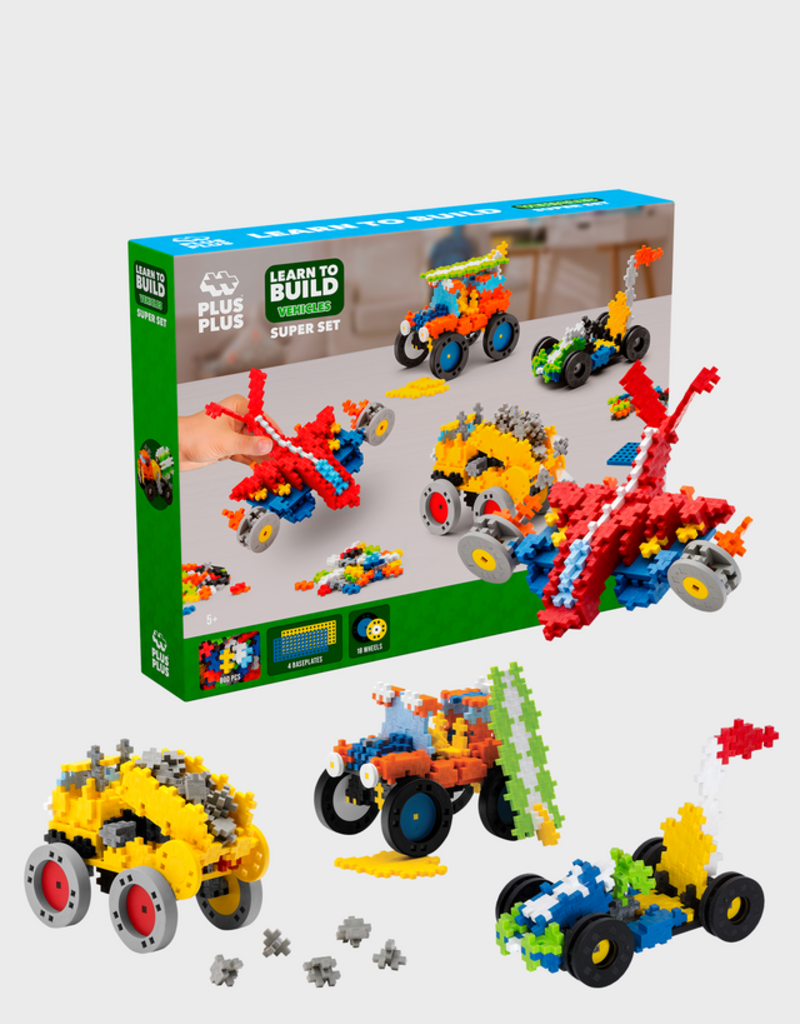 Plus-Plus Learn to Build Vehicles Super Set