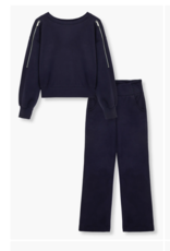 Habitual Kids Pullover Pant Set Navy