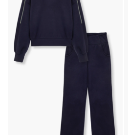Habitual Kids Pullover Pant Set Navy