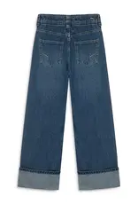 Habitual Kids Wide Leg Cuffed Jean Dark Stone