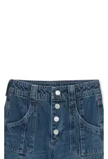 Habitual Kids Wide Leg Cuffed Jean Dark Stone