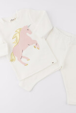 oh baby! Prancing Unicorn Applique L/S 2pc Set