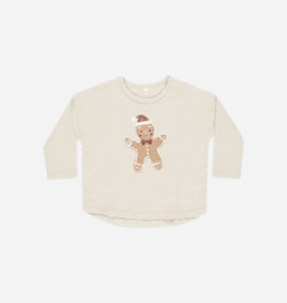 Rylee + Cru Inc. SALE L/S TEE GINGERBREAD STONE