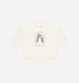 Rylee + Cru Inc. SALE L/S TEE LET IT SNOW IVORY