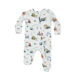 Angel Dear Construction Alphabet 2 Way Zip Footie
