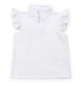 Lila + Hayes ELLIE PERFORMANCE TOP WHITE
