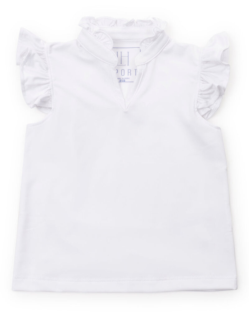 Lila + Hayes ELLIE PERFORMANCE TOP WHITE