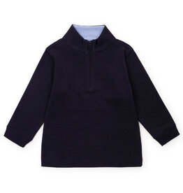 Lila + Hayes SPENCER KNIT PULLOVER NAVY