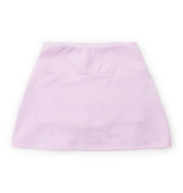 Lila + Hayes MARGOT PERFORMANCE SKIRT PINK WHITE STRIPES