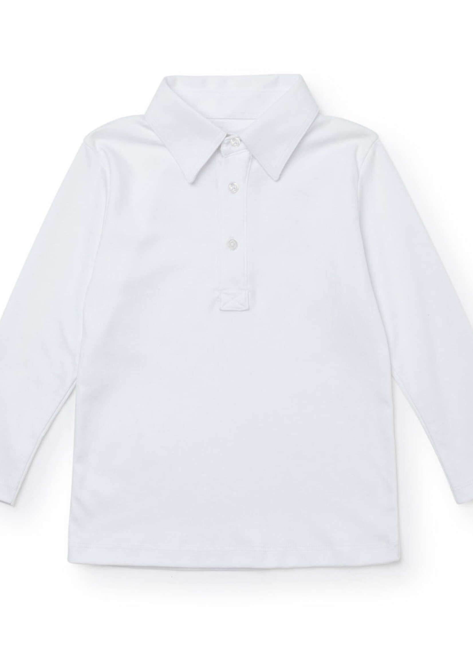 Lila + Hayes FINN LONG SLEEVE SHIRT WHTIE