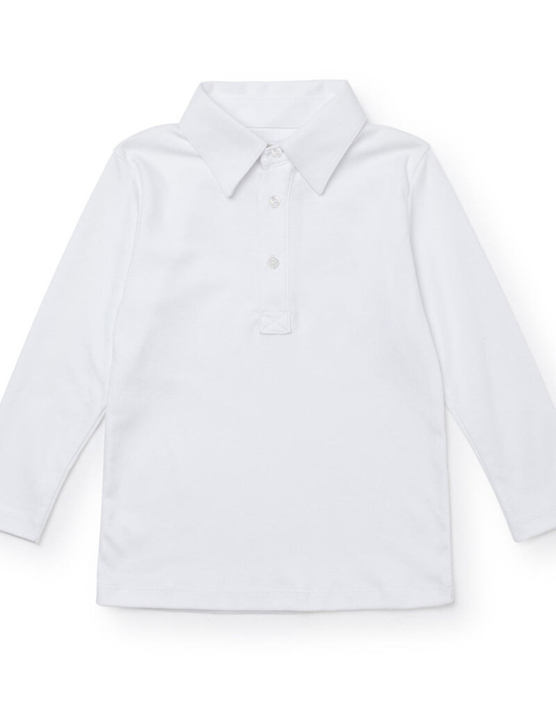 Lila + Hayes FINN LONG SLEEVE SHIRT WHTIE