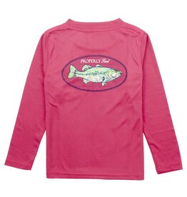 Properly Tied SALE Performance Tee L/S Bass Cayenne