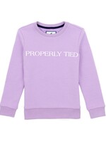 Properly Tied SALE. Girls Laurel Crew Lilac