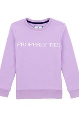Properly Tied Girls Laurel Crew Lilac