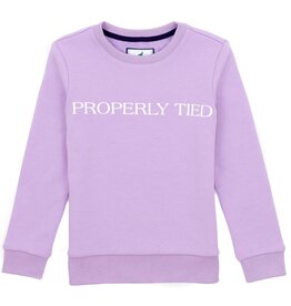 Properly Tied Girls Laurel Crew Lilac