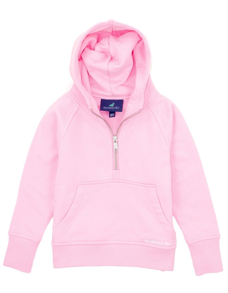 Properly Tied Apres Ski Crop Hoodie Bubblegum