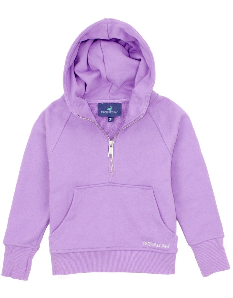 Properly Tied Apres Ski Crop Hoodie Lavender