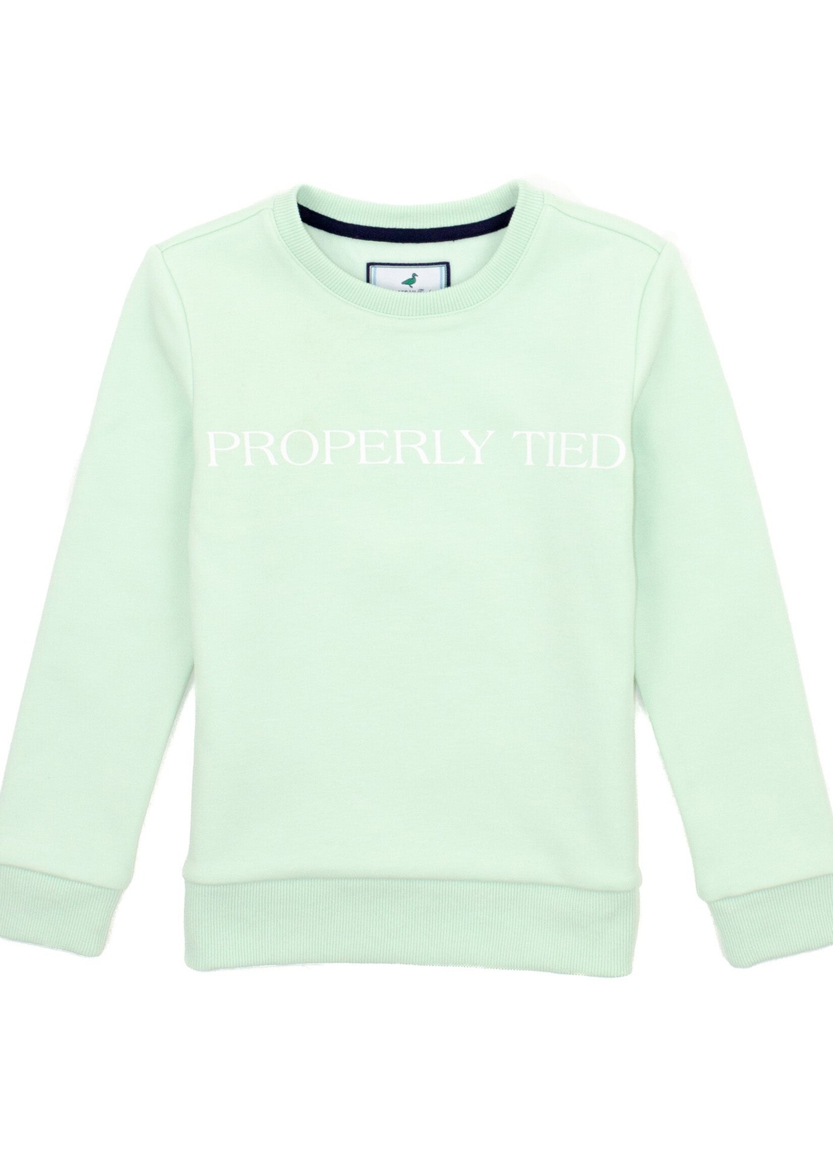 Properly Tied Girls Laurel Crew Seafoam